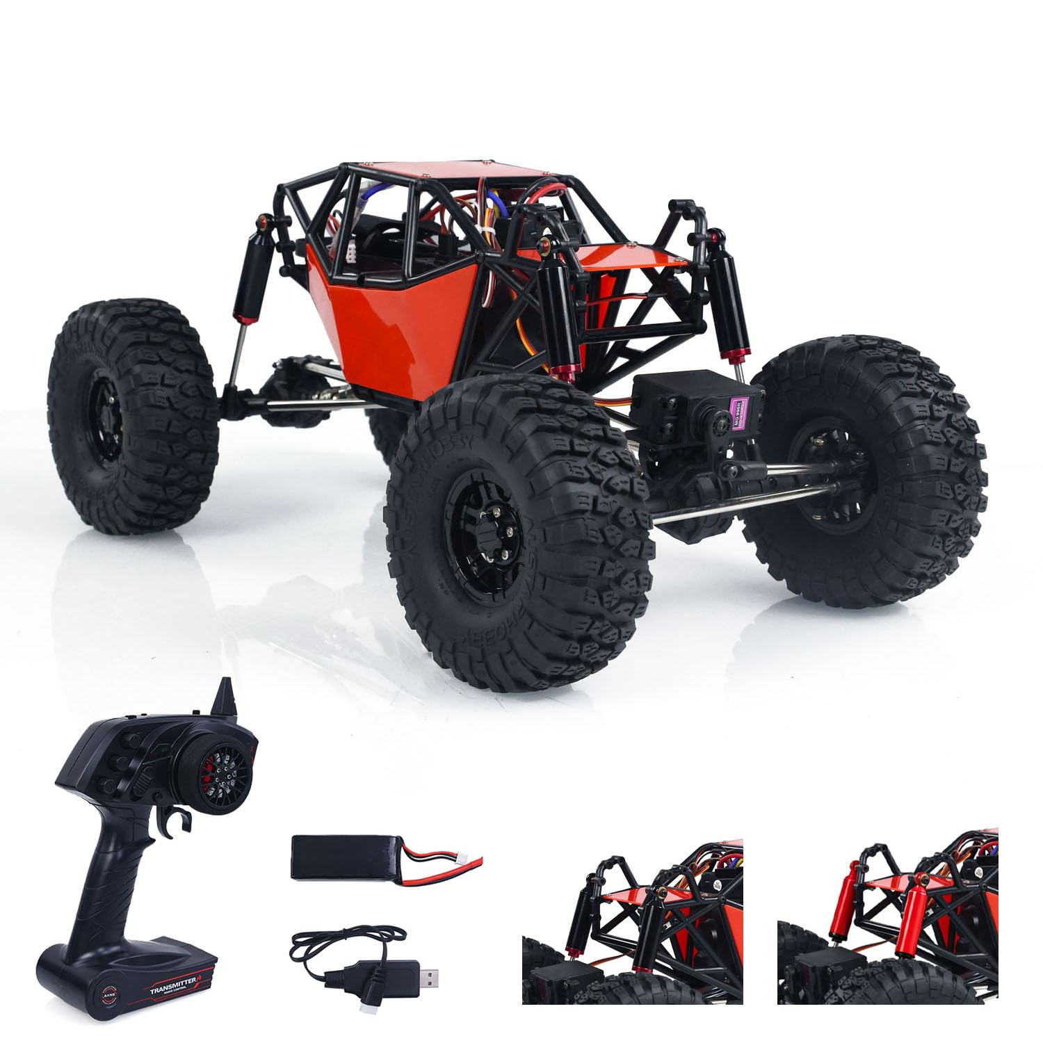 Amazon.co.jp: wheelfun RTR RC 1/10 8504R オフロードカー 4 * 4